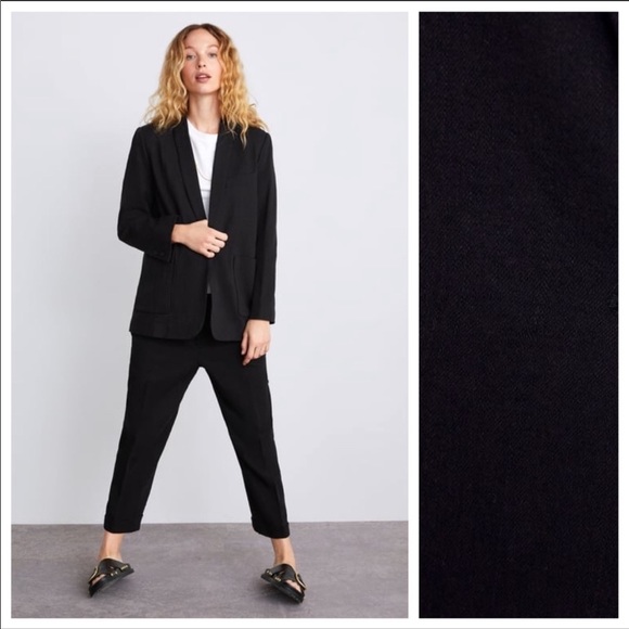 NWT. Zara Long Sleeve Blazer Size S. - Picture 2 of 9